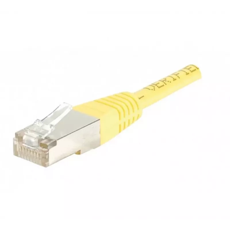 EXERTIS CONNECT CAT.5e F/UTP suojattu patch-kaapeli, keltainen, 3,0 m 854106