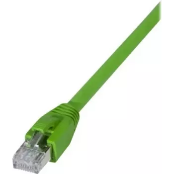 EXERTIS CONNECT Cat.6A S/FTP -teollisuuspatchkaapeli, 10 m, vihreä 854299