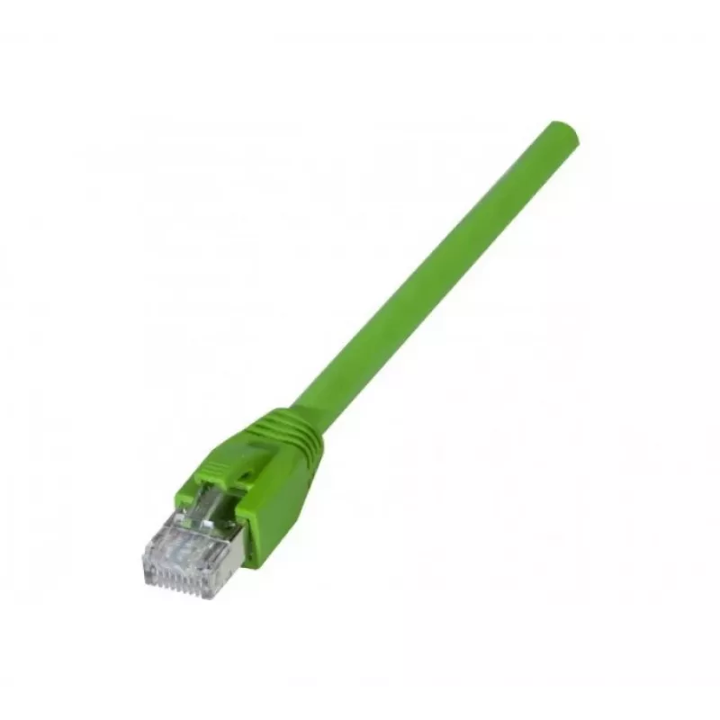 EXERTIS CONNECT Cat.6A S/FTP -teollisuuspatchkaapeli, 10 m, vihreä 854299