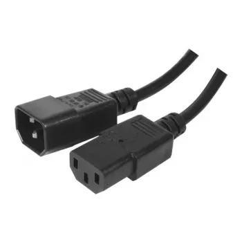 Exertis Connect IEC-verkkojohto C14–C13, halogeeniton, musta, 3,0 m 807953