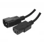 Exertis Connect IEC-verkkojohto C14–C13, halogeeniton, musta, 3,0 m 807953