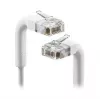 Exertis Connect RJ45-patchkaapeli, Cat. 6A, F/FTP, kulma, halogeeniton, harmaa, 0,5 m (854307)
