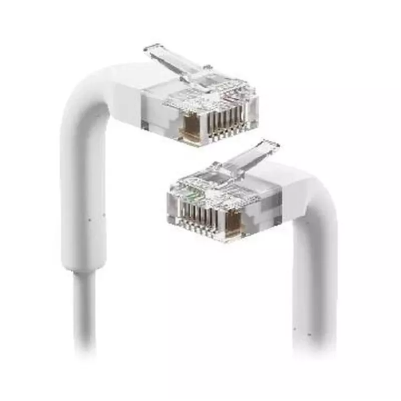 Exertis Connect RJ45-patchkaapeli, Cat. 6A, F/FTP, kulma, halogeeniton, harmaa, 0,5 m (854307)