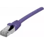 EXERTIS CONNECT Cat. 6 F/UTP -patchkaapeli, 2 m, violetti, PoE, halogeeniton 854413