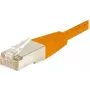 EXERTIS CONNECT CAT6 F/UTP -patchkaapeli, oranssi, 25 m, Slim Snagless 853339