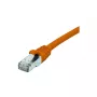 Exertis Connect 854427 Cat.6 F/UTP -kytkentäkaapeli, 15 m, oranssi, PoE, halogeeniton