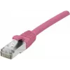 EXERTIS CONNECT Cat 6 F/UTP kaapeli, PoE, LSZH, pinkki, 5 m, RJ45, snagless 854436