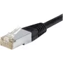 Exertis Connect 845038 Cat.6 F/UTP -vedenpitävä kytkentäkaapeli, 0,5 m, musta, ohut taivutussuoja