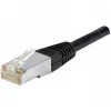 Exertis Connect 845038 Cat.6 F/UTP -vedenpitävä kytkentäkaapeli, 0,5 m, musta, ohut taivutussuoja