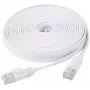 EXERTIS CONNECT Cat6 U/FTP litteä kaapeli, 0,5 m, valkoinen 845055