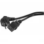 EXERTIS CONNECT 16 A kulmaliitin Schuko–suora C19 virtakaapeli, 3 m, musta 808018