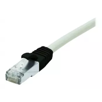 EXERTIS CONNECT Cat6 S/FTP LSZH -verkkokaapeli RJ45-RJ45, 1 m, harmaa, Snagless 851310