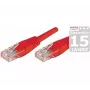EXERTIS CONNECT Cat.5e U/UTP -verkkokaapeli, punainen, 5,0 m, Slim Snagless Boot 853946