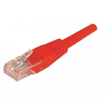 EXERTIS CONNECT Cat.5e U/UTP -verkkokaapeli, punainen, 5,0 m, Slim Snagless Boot 853946