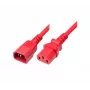 Exertis Connect IEC -virtajohto C14-C13, punainen, 5,0 m 808048