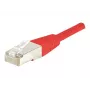 EXERTIS CONNECT Cat6 F/UTP -verkkokaapeli, punainen, 25 m, ohut taittosuoja 853327