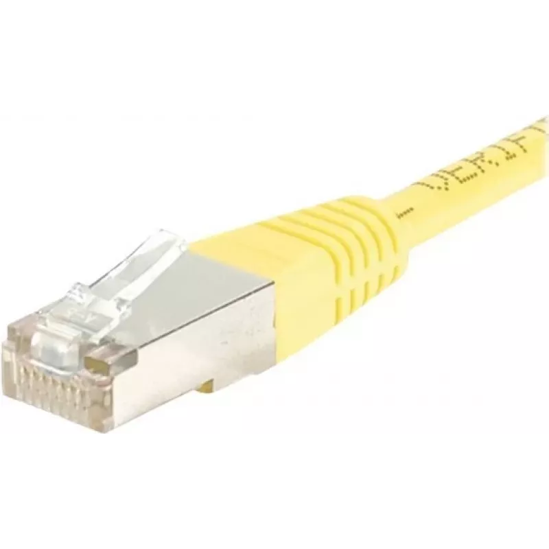 Exertis Connect 854103 0,5 m Cat5e F/UTP (FTP) keltainen verkkokaapeli