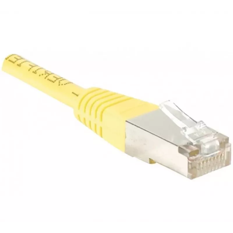 Exertis Connect 854103 0,5 m Cat5e F/UTP (FTP) keltainen verkkokaapeli
