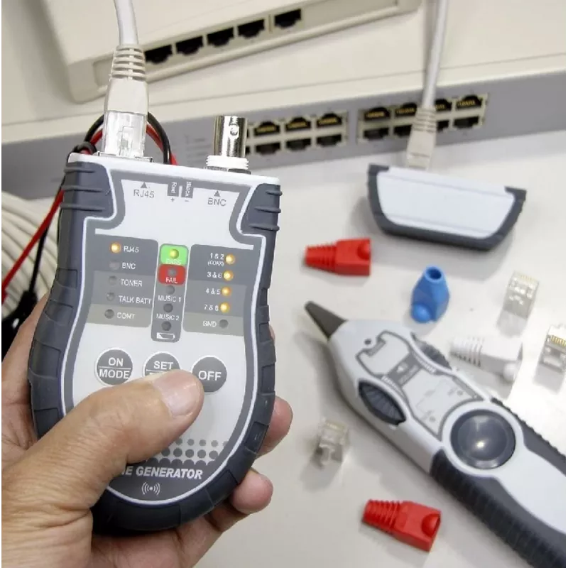 Exertis Connect kaapelitesteri äänigeneraattorilla (818131)