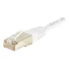 Exertis Connect 853810 Cat6 F/UTP -verkkokaapeli, 0,5 m, valkoinen