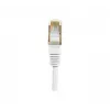 Exertis Connect 853811 Cat.6 F/UTP -kytkentäkaapeli, 1 m, valkoinen, ohut taivutussuoja