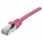 EXERTIS CONNECT Cat 6A S/FTP -verkkokaapeli, roosa, 1,5 m, Slim Snagless 854377