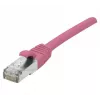 EXERTIS CONNECT Cat 6A S/FTP -verkkokaapeli, roosa, 1,5 m, Slim Snagless 854377