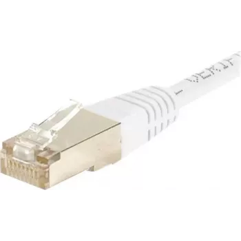 EXERTIS CONNECT CAT.6 F/UTP -verkkokaapeli, valkoinen, 3,0 m, Slim Bend Protection 853814