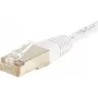 EXERTIS CONNECT CAT.6 F/UTP -verkkokaapeli, valkoinen, 3,0 m, Slim Bend Protection 853814