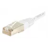 EXERTIS CONNECT CAT.6 F/UTP -verkkokaapeli, valkoinen, 3,0 m, Slim Bend Protection 853814
