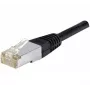 EXERTIS CONNECT Cat.6a F/UTP -verkkokaapeli, 0,3 m, musta, 10 Gbps 850012