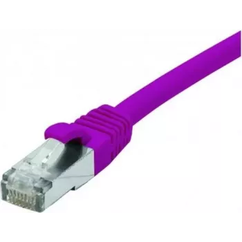EXERTIS CONNECT Cat. 6 F/UTP kupari PoE halogeeniton violetti 0,3 m verkkokaapeli Snagless Boot -lukituksella 854409