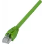 EXERTIS CONNECT CAT.6A S/FTP teollisuusverkkokaapeli, vihreä, 1,0 m 854295