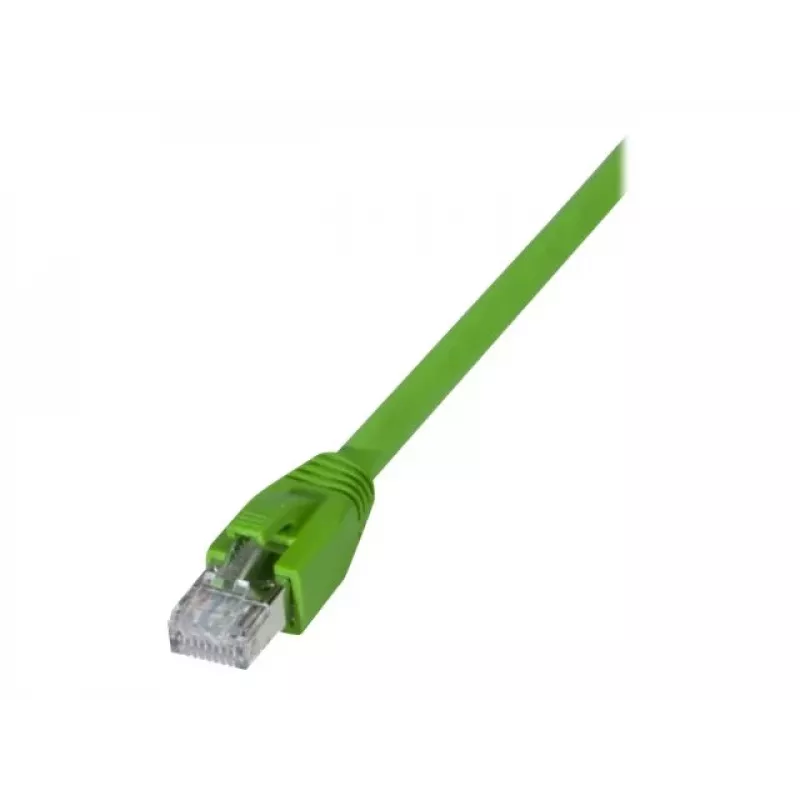 EXERTIS CONNECT CAT.6A S/FTP teollisuusverkkokaapeli, vihreä, 1,0 m 854295