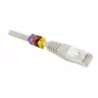 Exertis Connect Dexlan kaapelin merkintärengas, keltainen, numerot 0-9, 100 kpl 753490