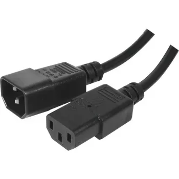 EXERTIS CONNECT jatkojohto IEC C13 musta 7,5 m (EXC808051)