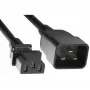EXERTIS CONNECT jatkojohto IEC C20–C13 3 m musta 808001