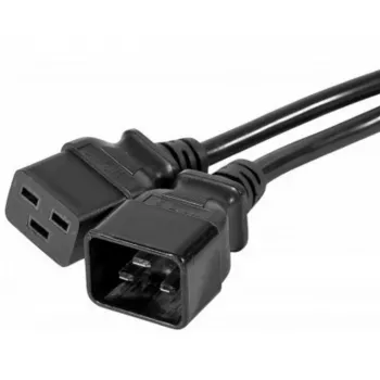 EXERTIS CONNECT IEC C20–C19 jatkojohto, 3 m, musta 808003