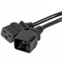 EXERTIS CONNECT IEC C20–C19 jatkojohto, 3 m, musta 808003