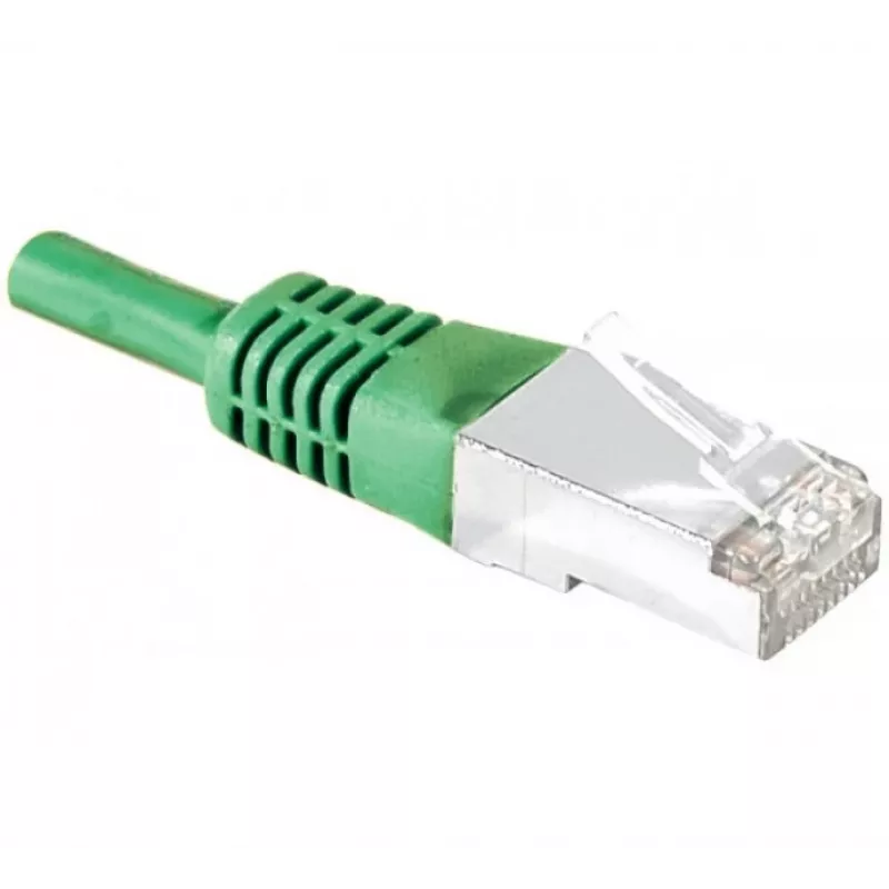 EXERTIS CONNECT Cat.6 S/FTP -verkkokaapeli, 0,15 m, vihreä 856812