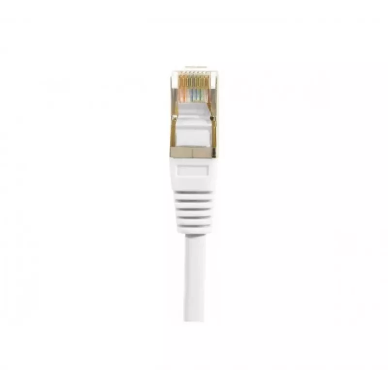 Exertis Connect 853816 Cat.6 F/UTP -kytkentäkaapeli, 10 m, valkoinen, ohut taivutussuoja