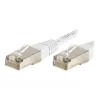 Exertis Connect 853816 Cat.6 F/UTP -kytkentäkaapeli, 10 m, valkoinen, ohut taivutussuoja