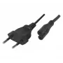 Exertis Connect virtajohto, europistoke Euro-8-liittimeen, musta, 1,0 m (808308)