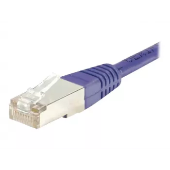 Exertis Connect 854461 Cat.6 S/FTP PiMF -kytkentäkaapeli, 20 m, violetti, ohut taivutussuoja