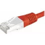 EXERTIS CONNECT Cat.6 S/FTP -verkkokaapeli, 0,3 m, punainen 856820