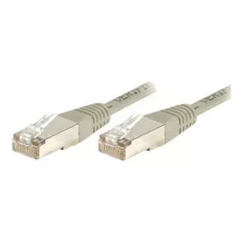 EXERTIS CONNECT Cat6 S/FTP PiMF -verkkokaapeli, harmaa, 0,7 m, ohut snagless-kiristysholkki 856837