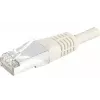 EXERTIS CONNECT Cat6 S/FTP PiMF -verkkokaapeli, harmaa, 0,7 m, ohut snagless-kiristysholkki 856837