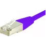 Exertis Connect 854451 Cat6 S/FTP -verkkokaapeli, 0,3 m, violetti