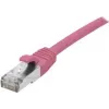 EXERTIS CONNECT Cat 6A S/FTP -verkkokaapeli, roosa, 5 m, Slim Snagless 854380