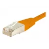 EXERTIS CONNECT Cat.6 S/FTP -verkkokaapeli, PiMF, oranssi, 0,3 m 854464